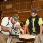 instructor hard at work teaching