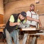 apprentices hard at work