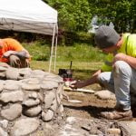 brick mason apprenticeship at milo mciver state park