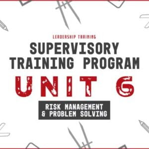 supervisory training program unit 6