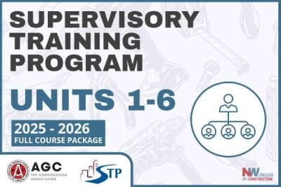 The full course package for the 2025-2026 Supervisory Training Program.