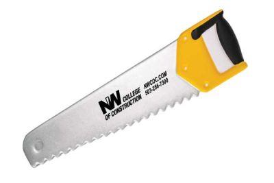 Photo of an NWCOC-branded squishie hand saw
