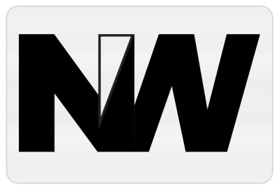 Photo of the black NWCOC logo sticker.